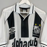 2000 SANTOS #9 HOME SHIRT (XL) UMBRO