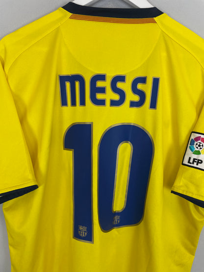 2008/10 BARCELONA MESSI #10 AWAY SHIRT (XL) NIKE