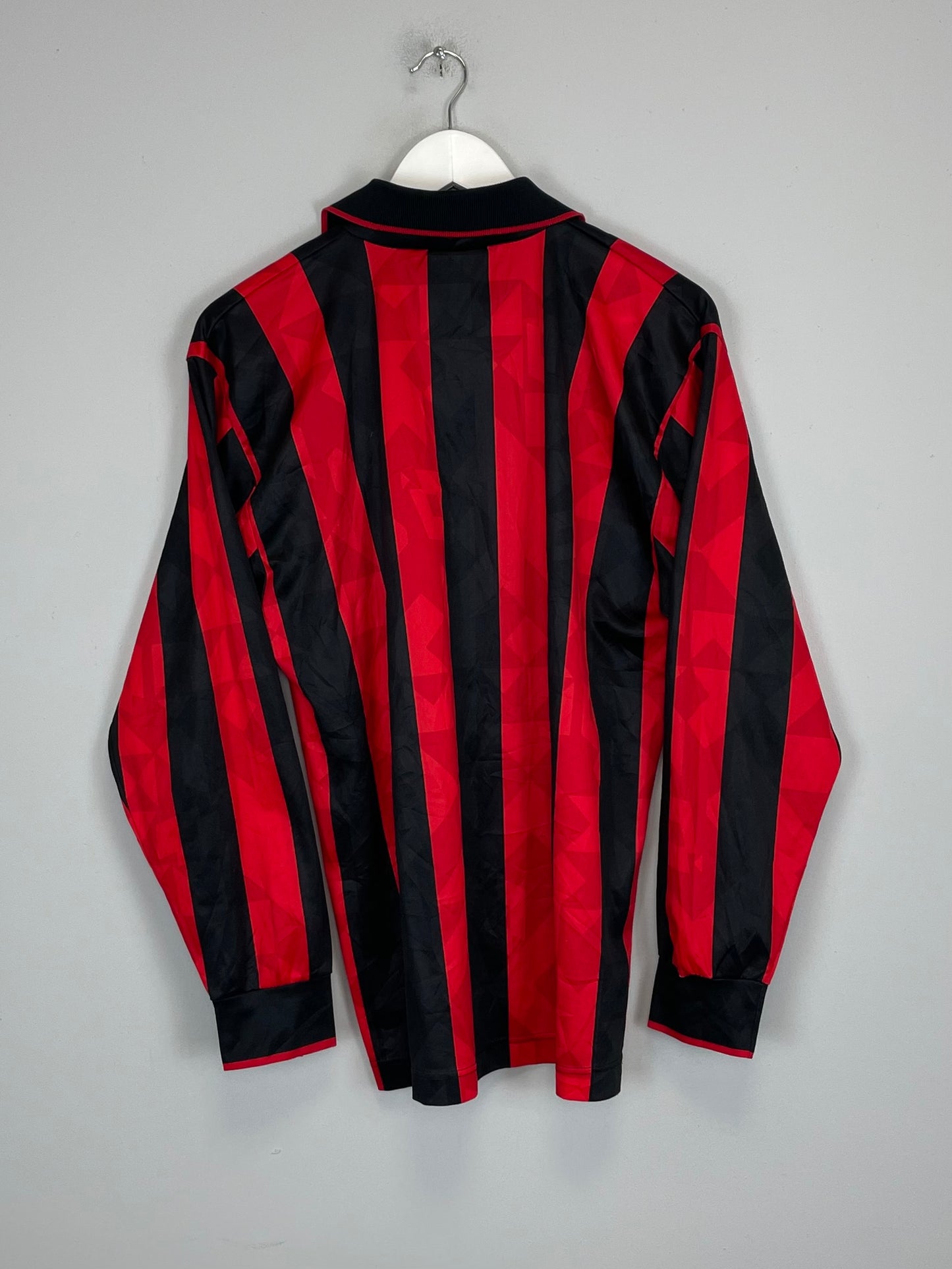 1994/95 AC MILAN L/S HOME SHIRT (M) LOTTO