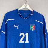 2010/12 ITALY PIRLO #21 L/S HOME SHIRT (L) PUMA