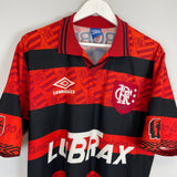 1994/95 FLAMENGO *CENTENARY* HOME SHIRT (L) UMBRO