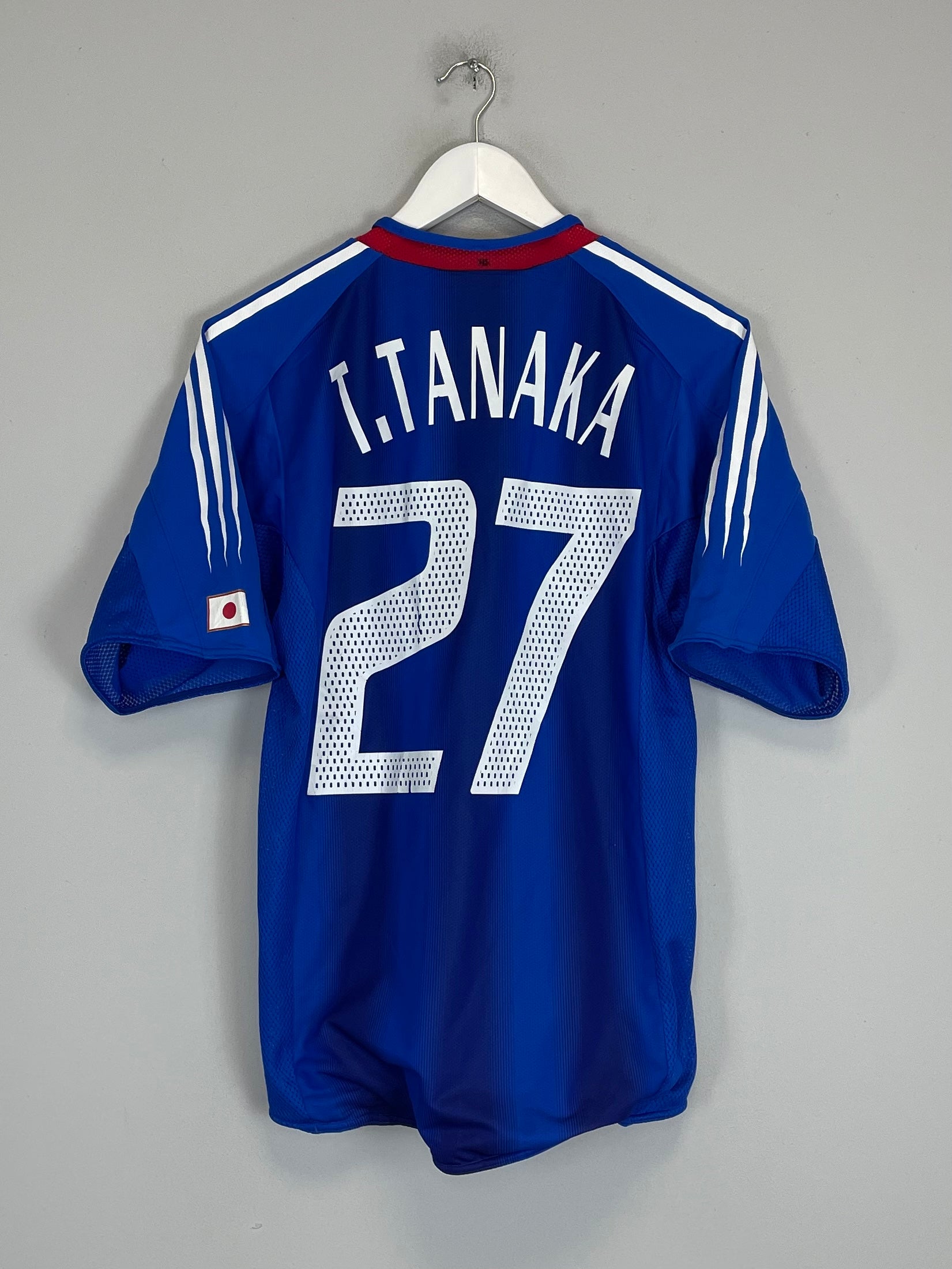 2004/05 JAPAN T.TANAKA #27 *PLAYER ISSUE* HOME SHIRT (S) ADIDAS