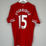 2013/14 LIVERPOOL STURRIDGE #15 HOME SHIRT (XL) WARRIOR