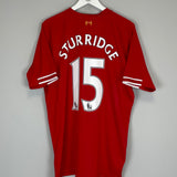 2013/14 LIVERPOOL STURRIDGE #15 HOME SHIRT (XL) WARRIOR