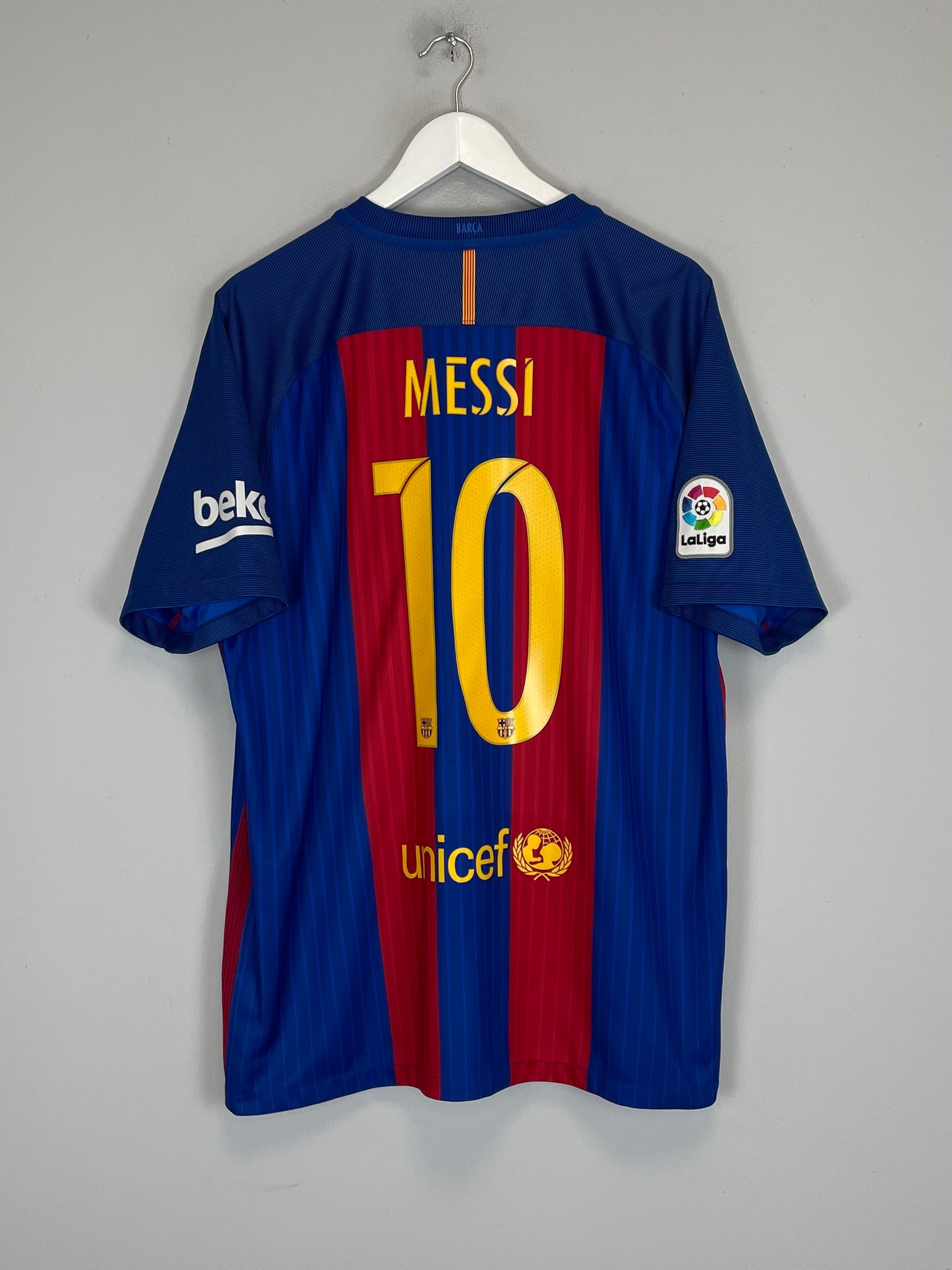 2016/17 BARCELONA MESSI #10 HOME SHIRT (XL) NIKE