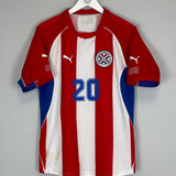 2002/04 PARAGUAY CARDOZO #20 HOME SHIRT (M) PUMA