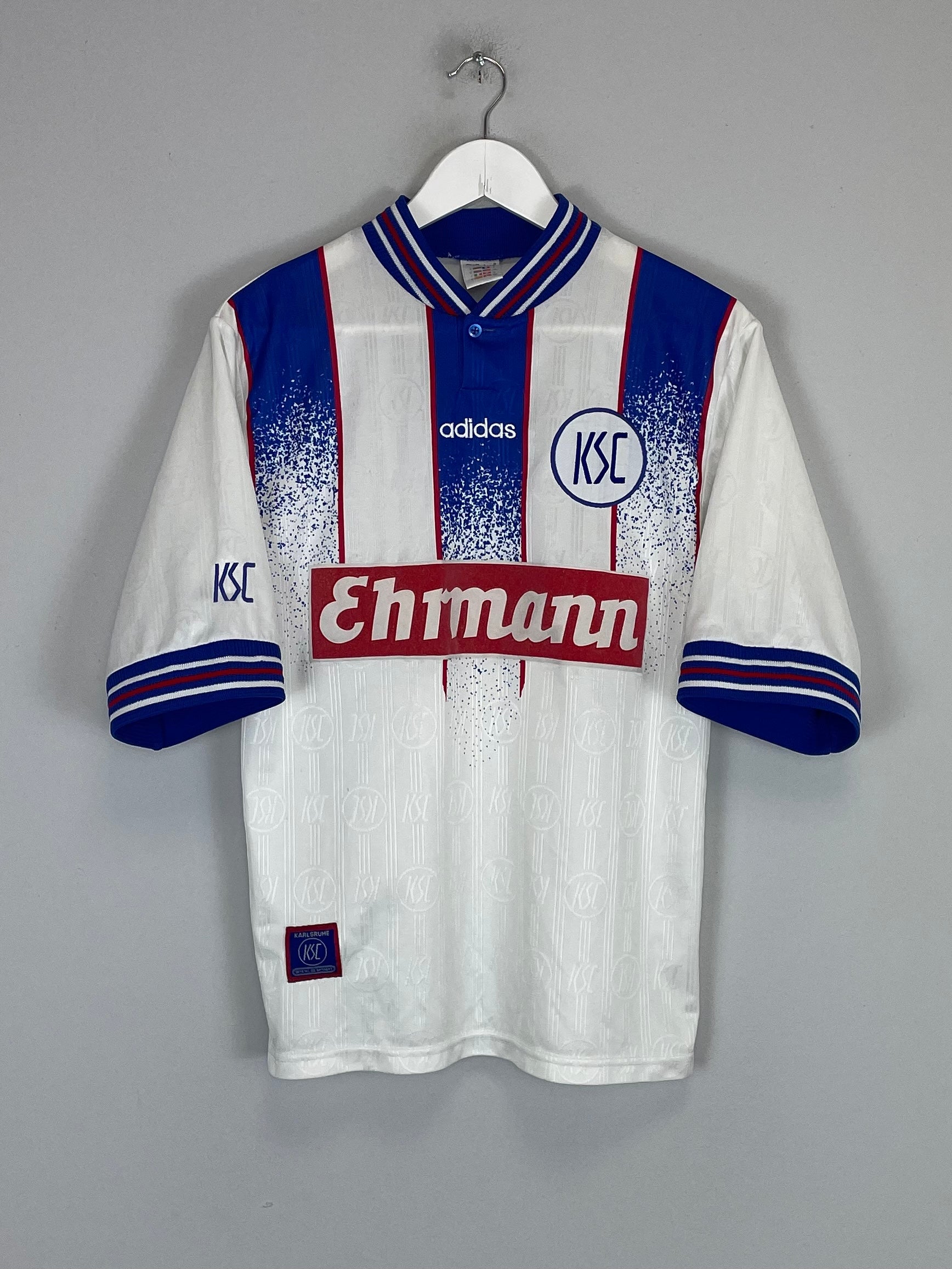 1996/98 KARLSRUHER HOME SHIRT (S) ADIDAS