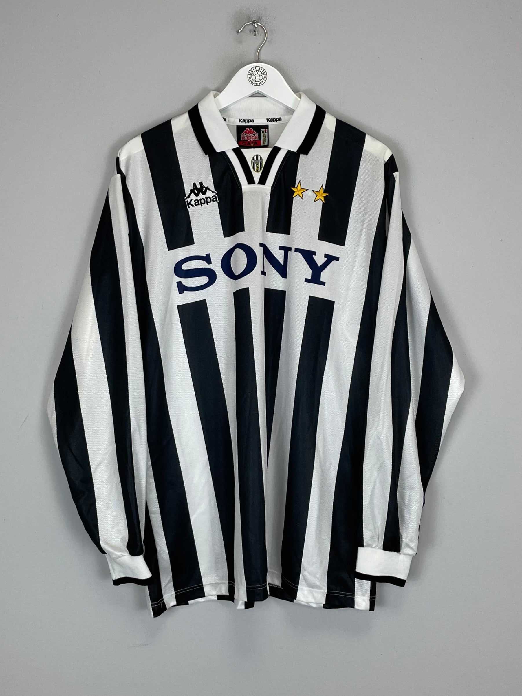 1995/97 JUVENTUS L/S HOME SHIRT (XL) KAPPA