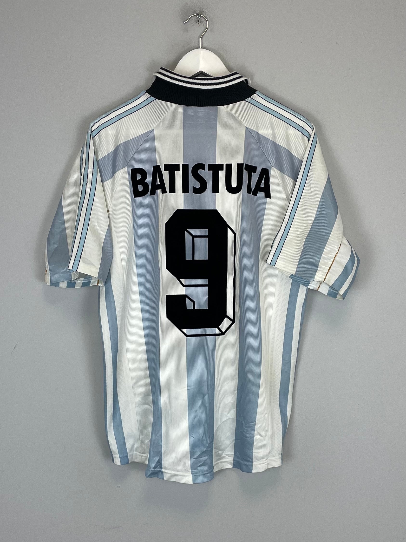 1998/99 ARGENTINA BATISTUTA #9 HOME SHIRT (M) ADIDAS