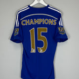 2014/15 CHELSEA CHAMPIONS #15 HOME SHIRT (M) ADIDAS