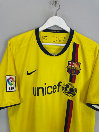 2008/10 BARCELONA MESSI #10 AWAY SHIRT (XL) NIKE