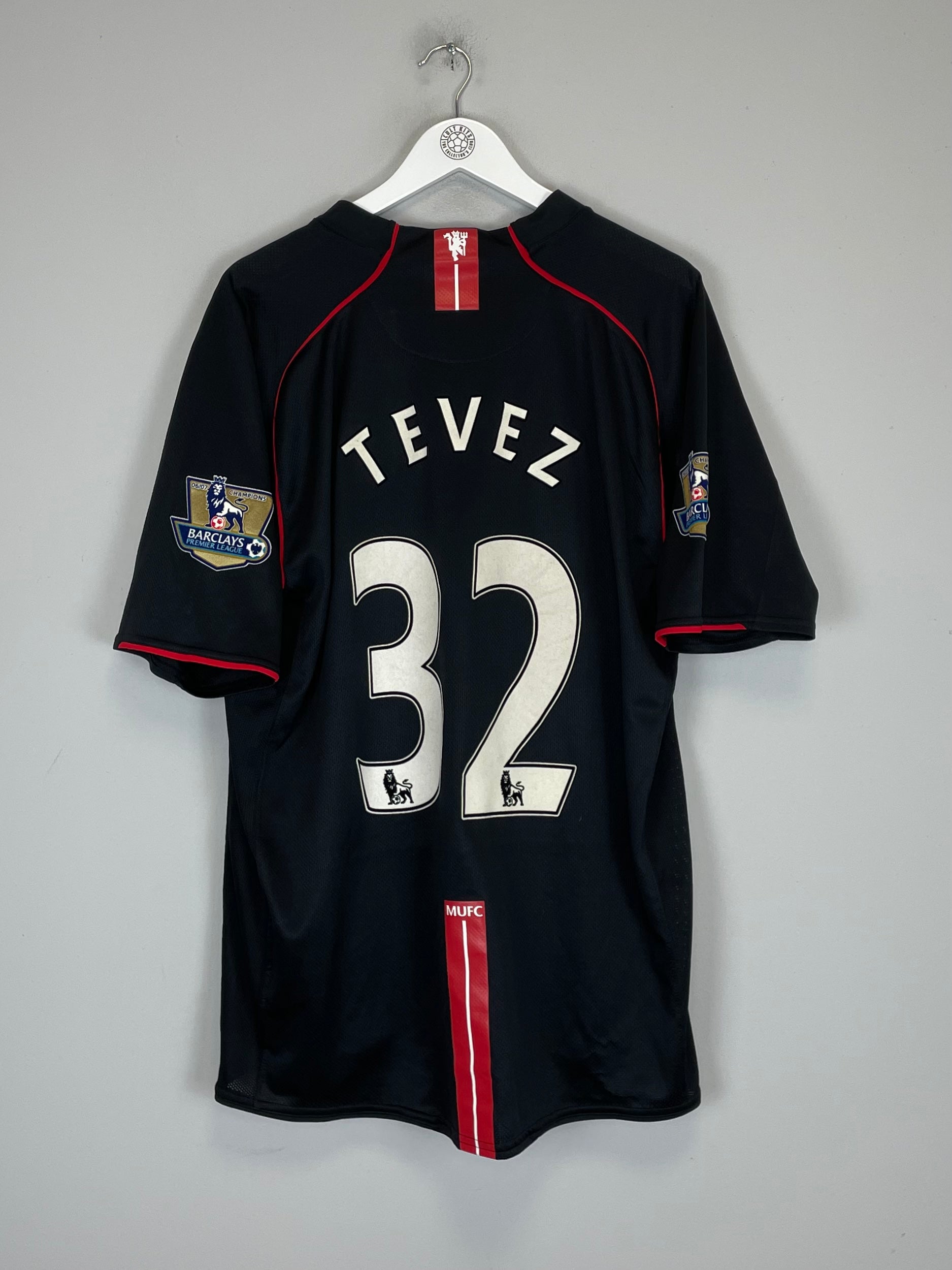 2007/08 MANCHESTER UNITED TEVEZ #32 AWAY SHIRT (XXL) NIKE