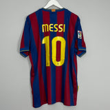 2009/10 BARCELONA MESSI #10 HOME SHIRT (XL) NIKE