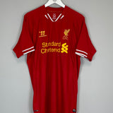 2013/14 LIVERPOOL STURRIDGE #15 HOME SHIRT (XL) WARRIOR