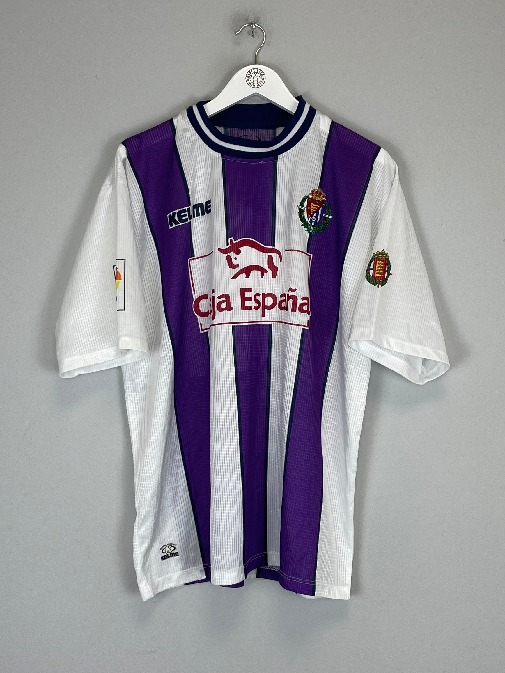 1999/01 REAL VALLADOLID HOME SHIRT (XL) KELME