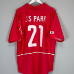 2002/04 SOUTH KOREA JS PARK #21 HOME SHIRT (XL) NIKE