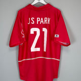 2002/04 SOUTH KOREA JS PARK #21 HOME SHIRT (XL) NIKE