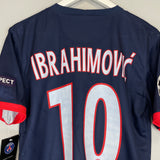 2013/14 PSG IBRAHIMOVIC #10 *BNWT* C/L HOME SHIRT (S) NIKE