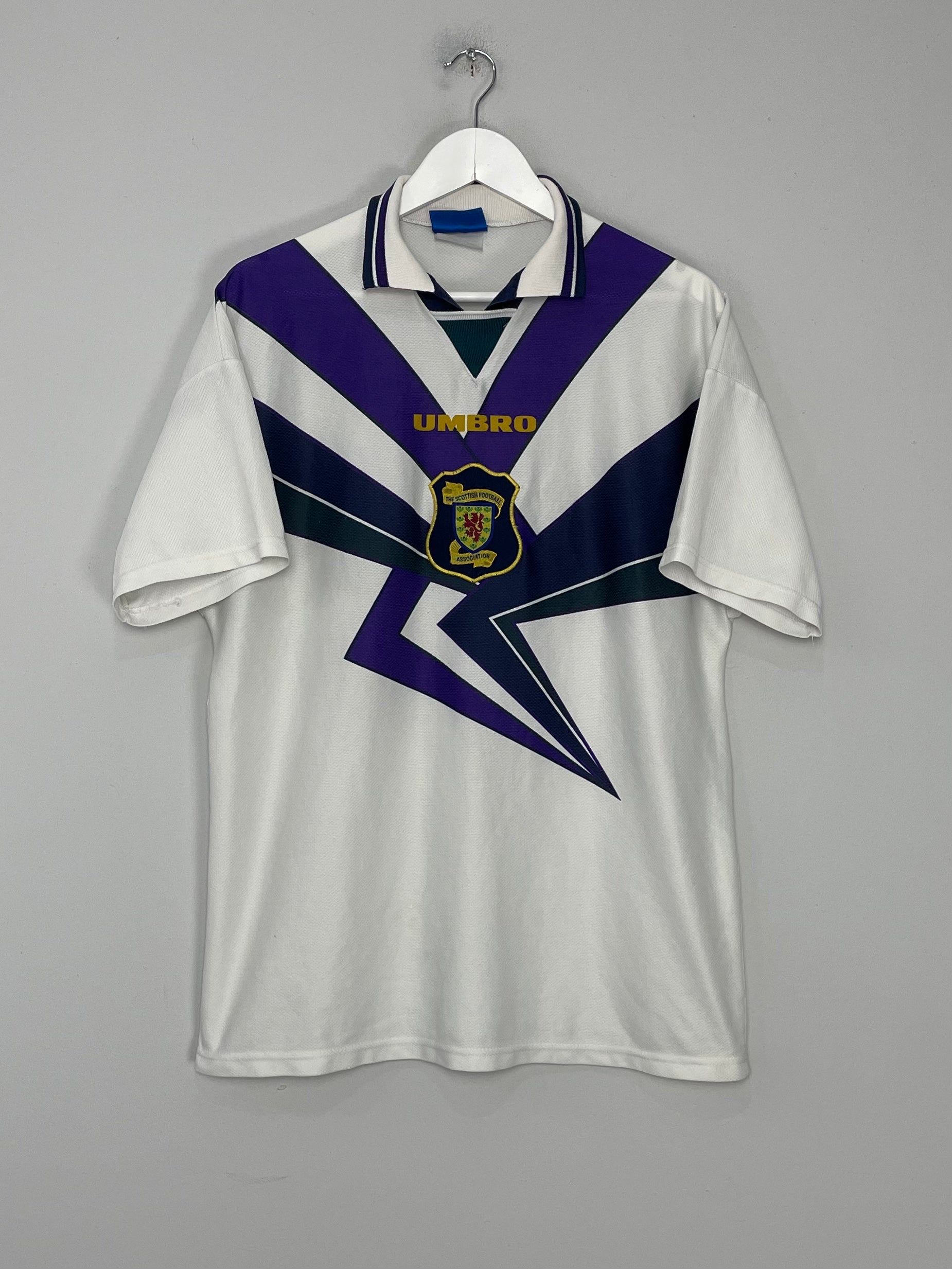 1995/96 SCOTLAND AWAY SHIRT (XL) UMBRO