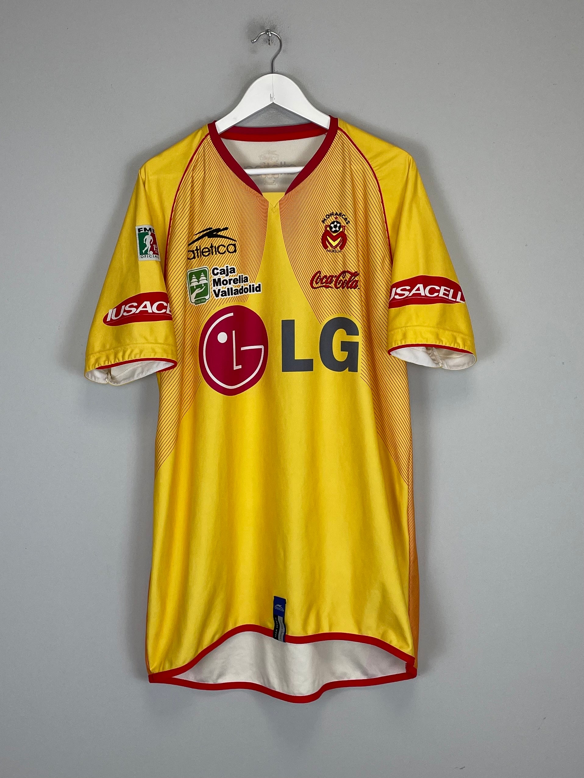 2007/08 MONARCAS MORELIA HOME SHIRT (XL) ATLETICA