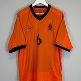 2000/02 NETHERLANDS BOSVELT #6 HOME SHIRT (XL) NIKE