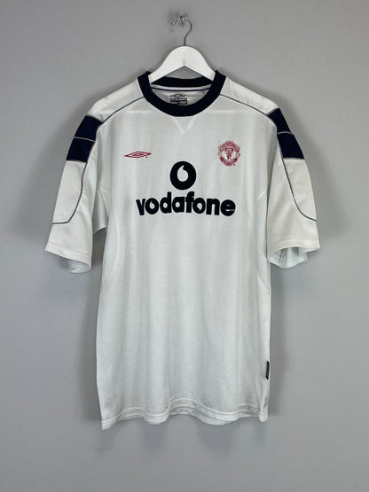 2000/01 MANCHESTER UNITED AWAY SHIRT (L) UMBRO