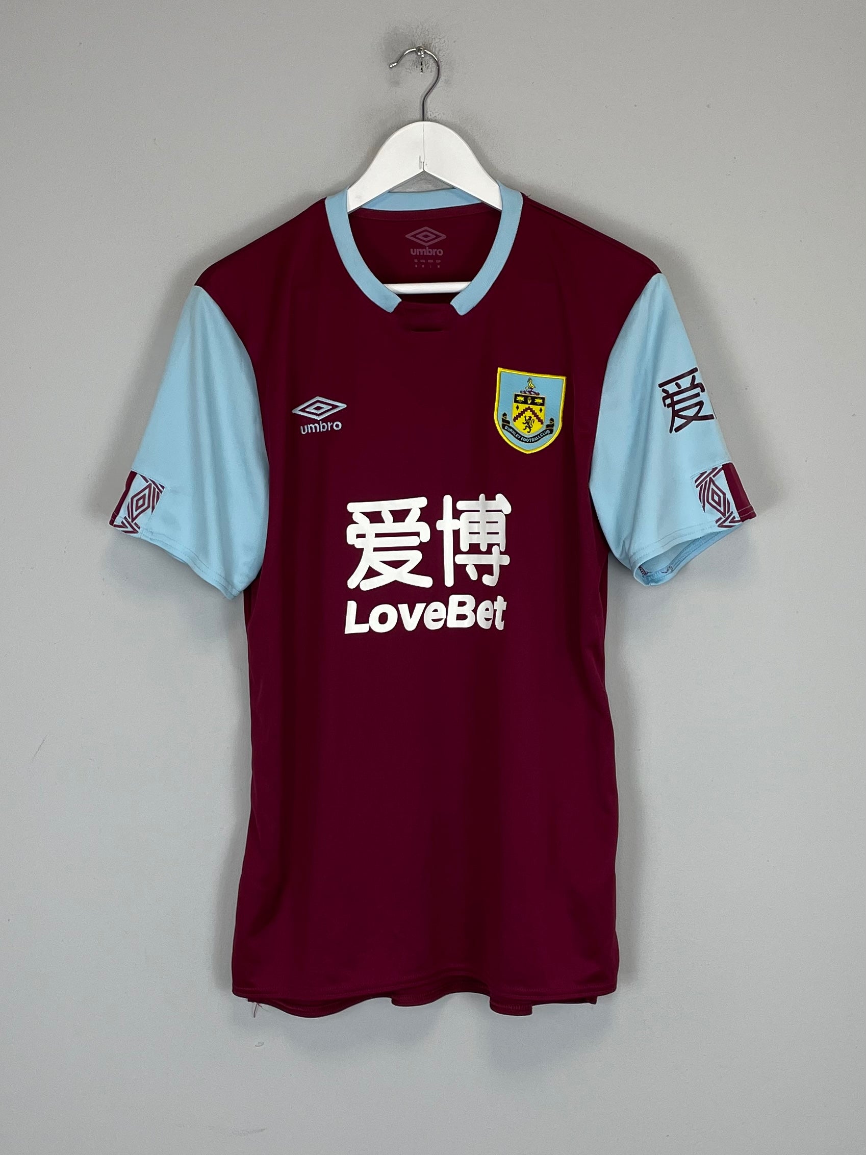 2019/20 BURNLEY HOME SHIRT (M) UMBRO