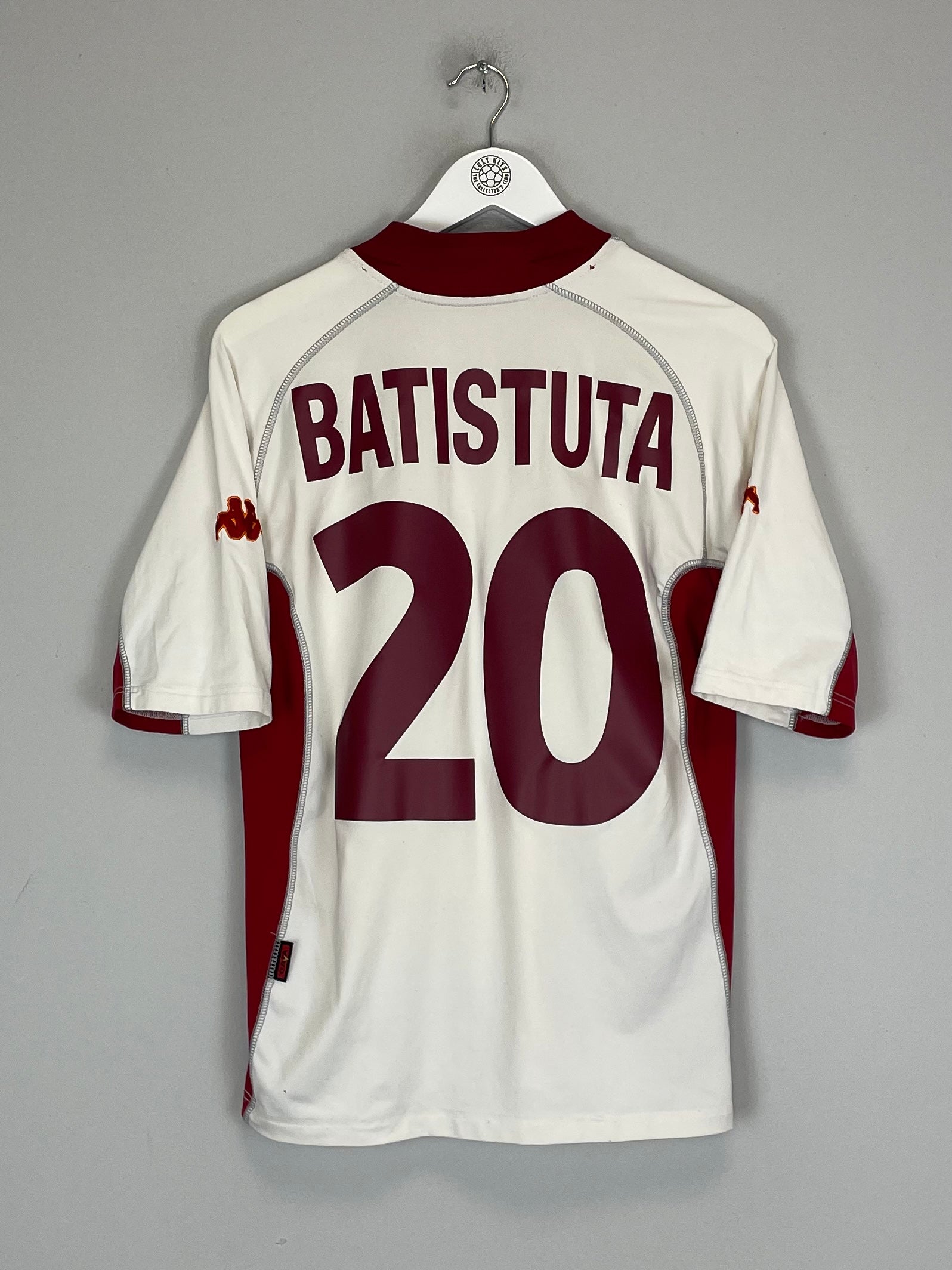 2001/02 ROMA BATISTUTA #20 AWAY SHIRT (L) KAPPA