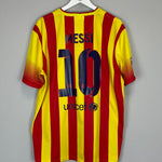 2013/15 BARCELONA MESSI #10 AWAY SHIRT (XL) NIKE