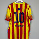 2013/15 BARCELONA MESSI #10 AWAY SHIRT (XL) NIKE