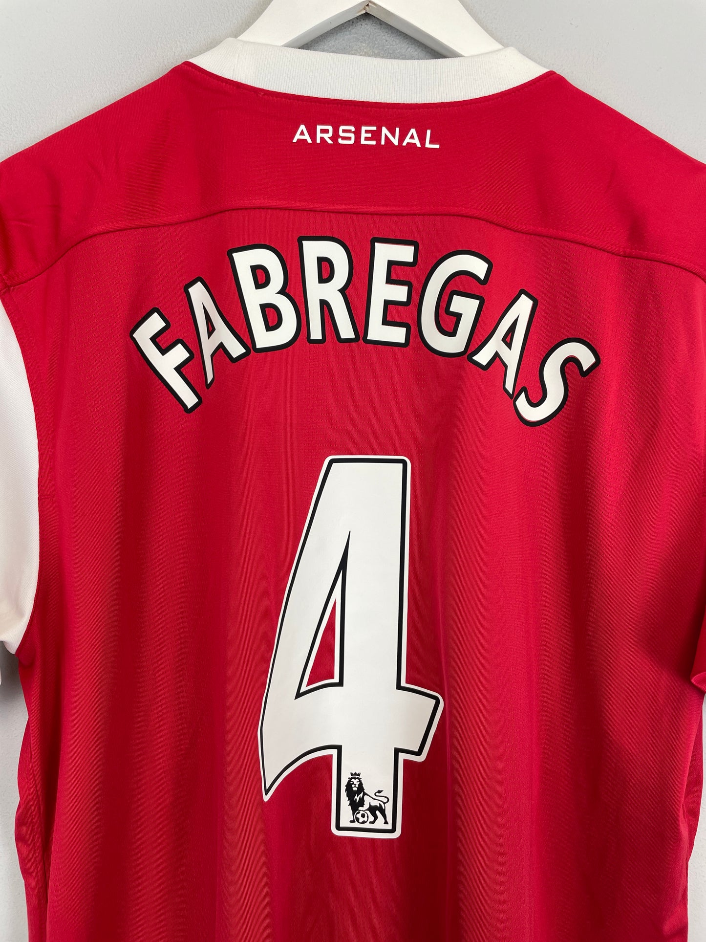 2010/11 ARSENAL FABREGAS #4 HOME SHIRT (XL) NIKE