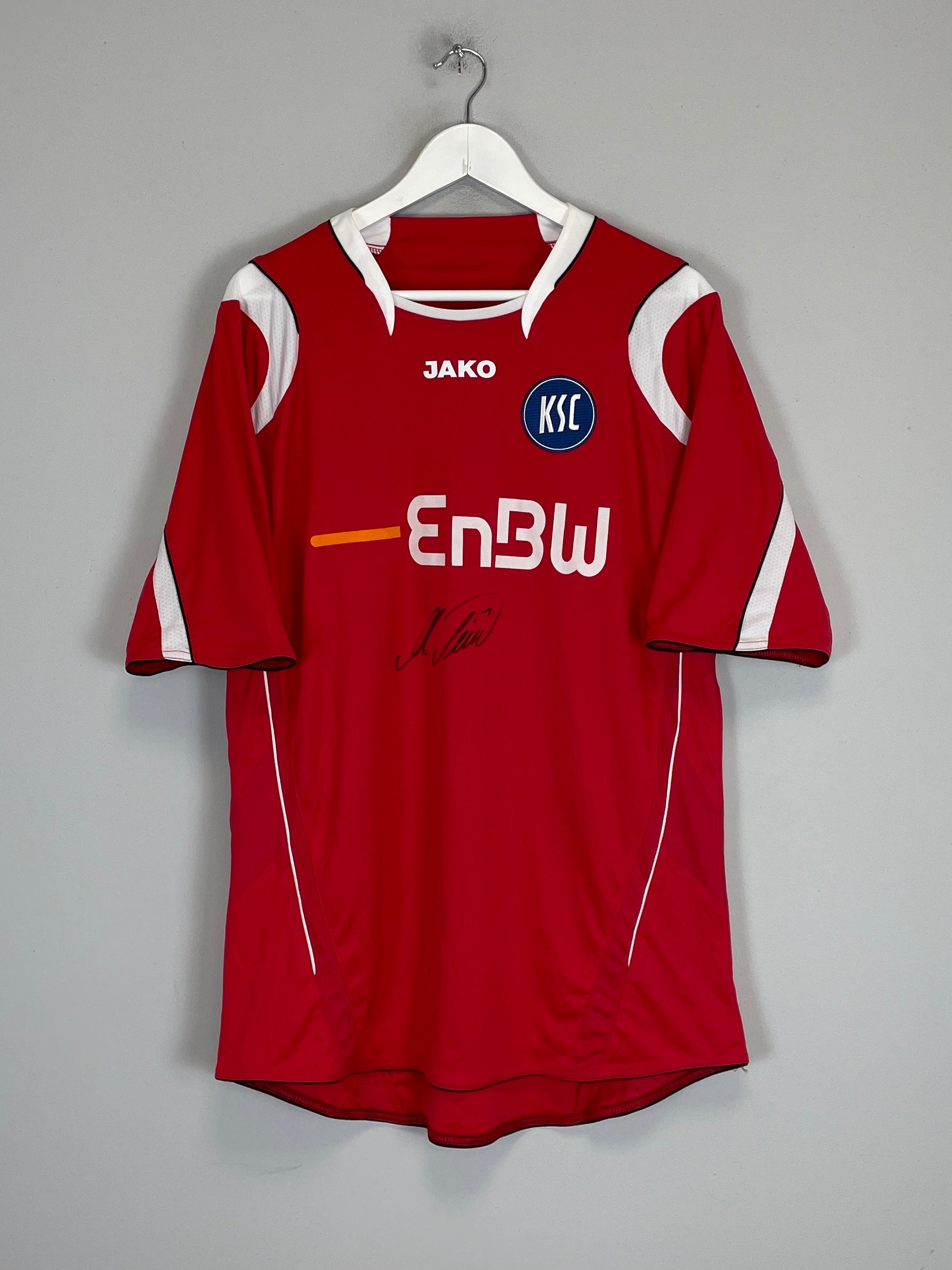 2005/07 KARLSRUHER *SIGNED* AWAY SHIRT (XL) JAKO