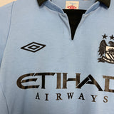 2012/13 MANCHESTER CITY HART #1 HOME SHIRT (S) UMBRO