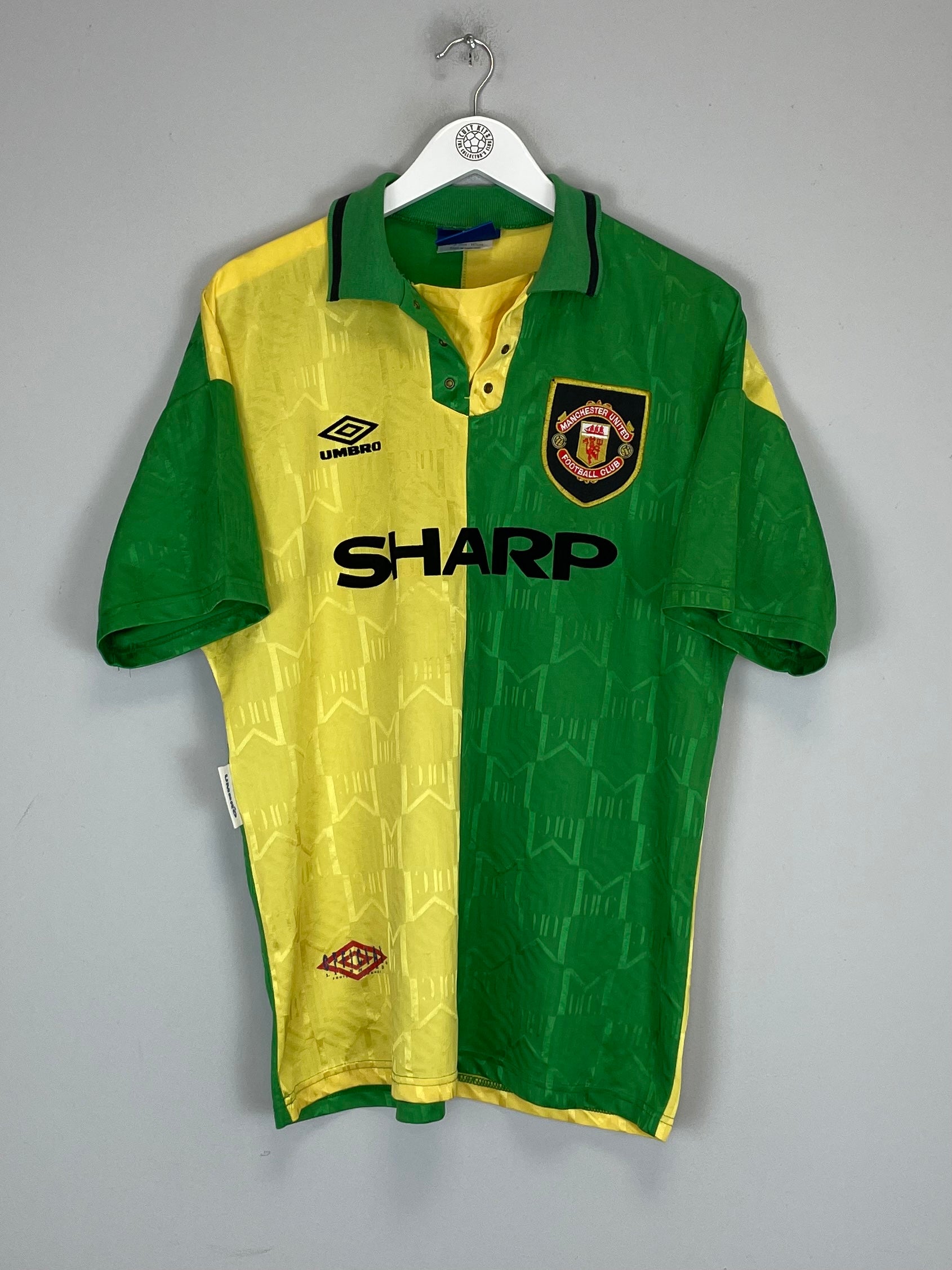 1992/94 MANCHESTER UNITED AWAY SHIRT (L) UMBRO