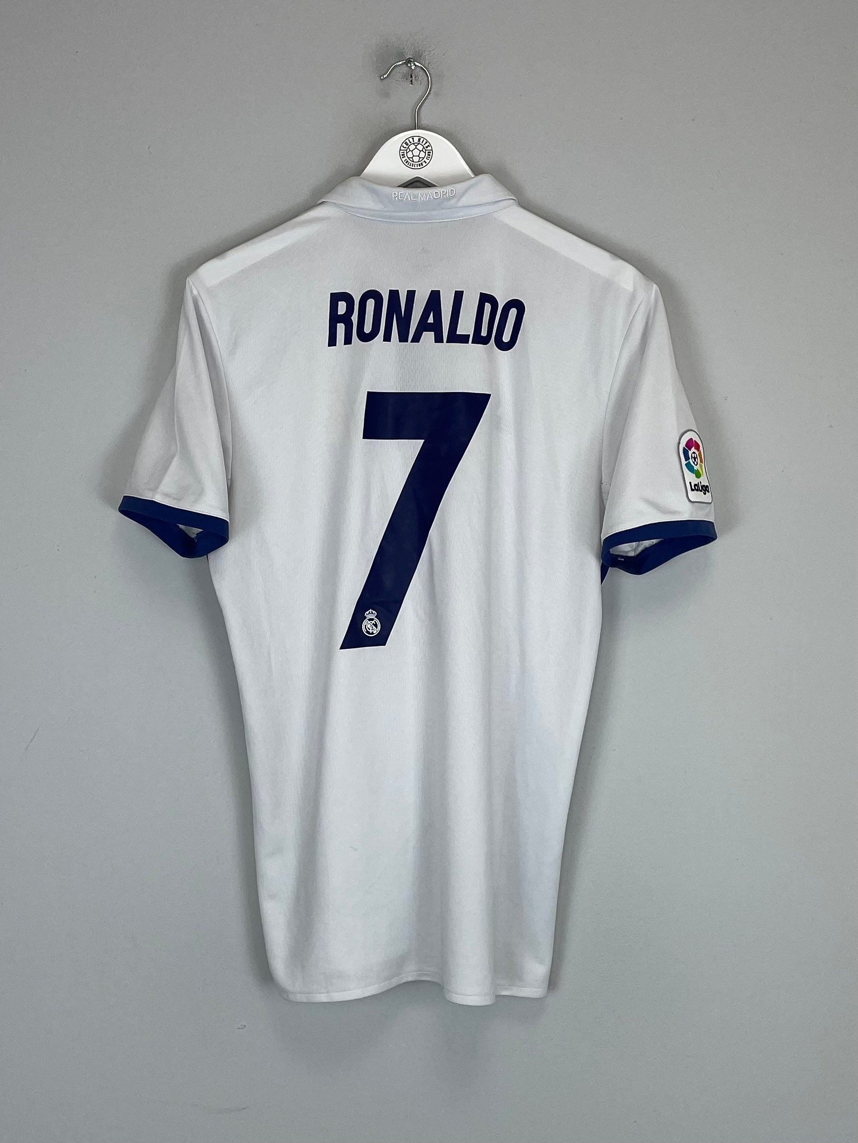 2016/17 REAL MADRID RONALDO #7 HOME SHIRT (M) ADIDAS