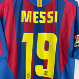 2005/06 BARCELONA MESSI #19 HOME SHIRT (L) NIKE