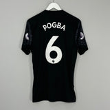 2017/18 MANCHESTER UNITED POGBA #6 AWAY SHIRT (M) ADIDAS