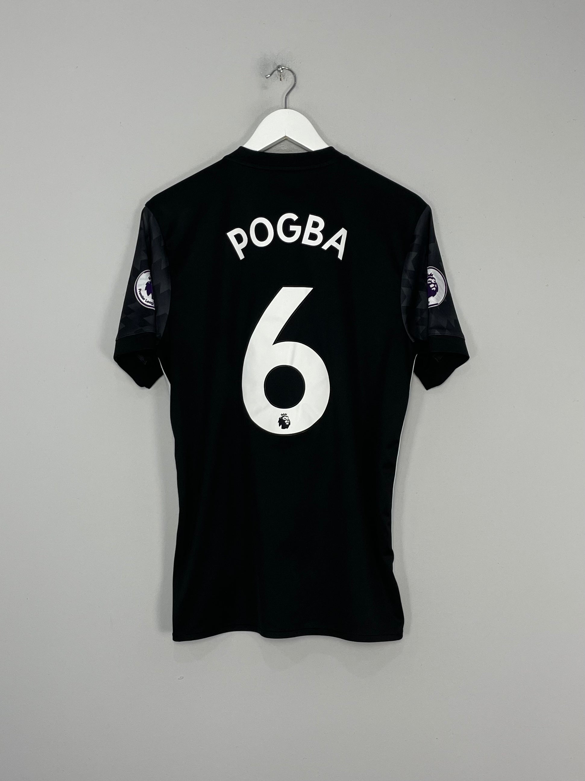 2017/18 MANCHESTER UNITED POGBA #6 AWAY SHIRT (M) ADIDAS