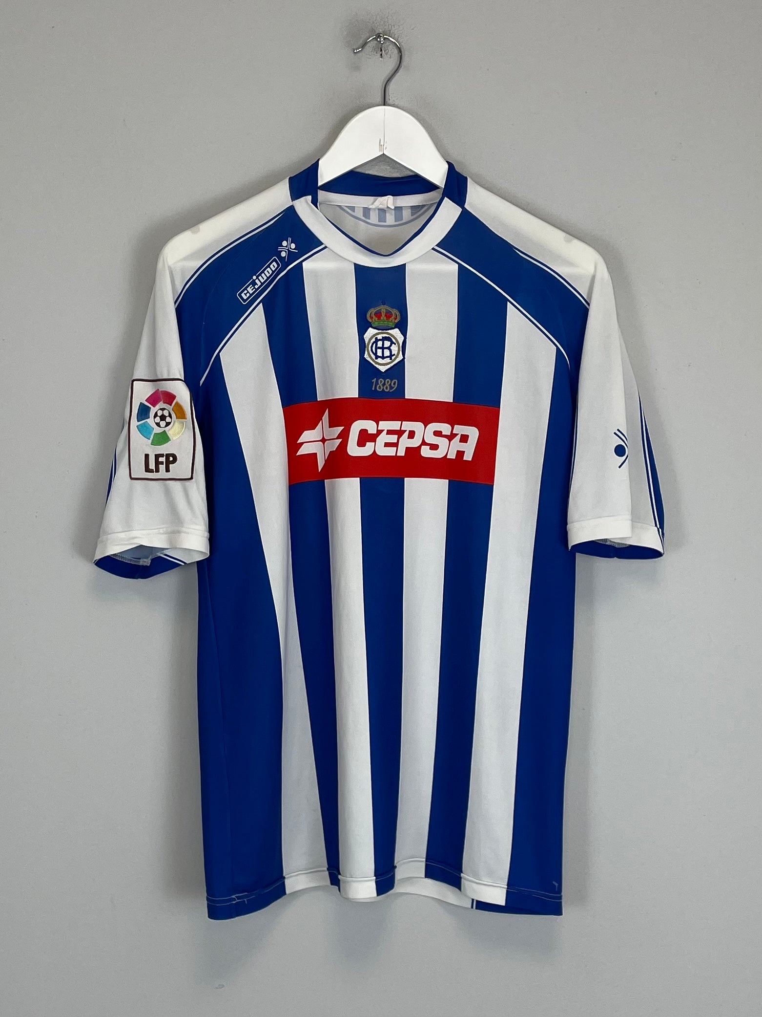 2001/02 RECREATIVO HUELVA HOME SHIRT (S) CEJUDO