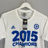 2015 CHELSEA CHAMPIONS *BNWT* T-SHIRT (L) ADIDAS