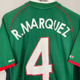 2001/02 MEXICO R.MARQUEZ #4 HOME SHIRT (XL) ATLETICA