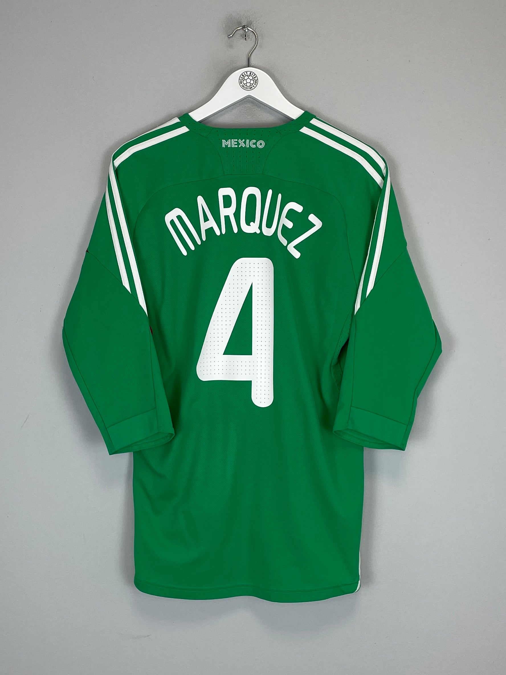 2008/10 MEXICO R.MARQUEZ #4 HOME SHIRT (M) ADIDAS