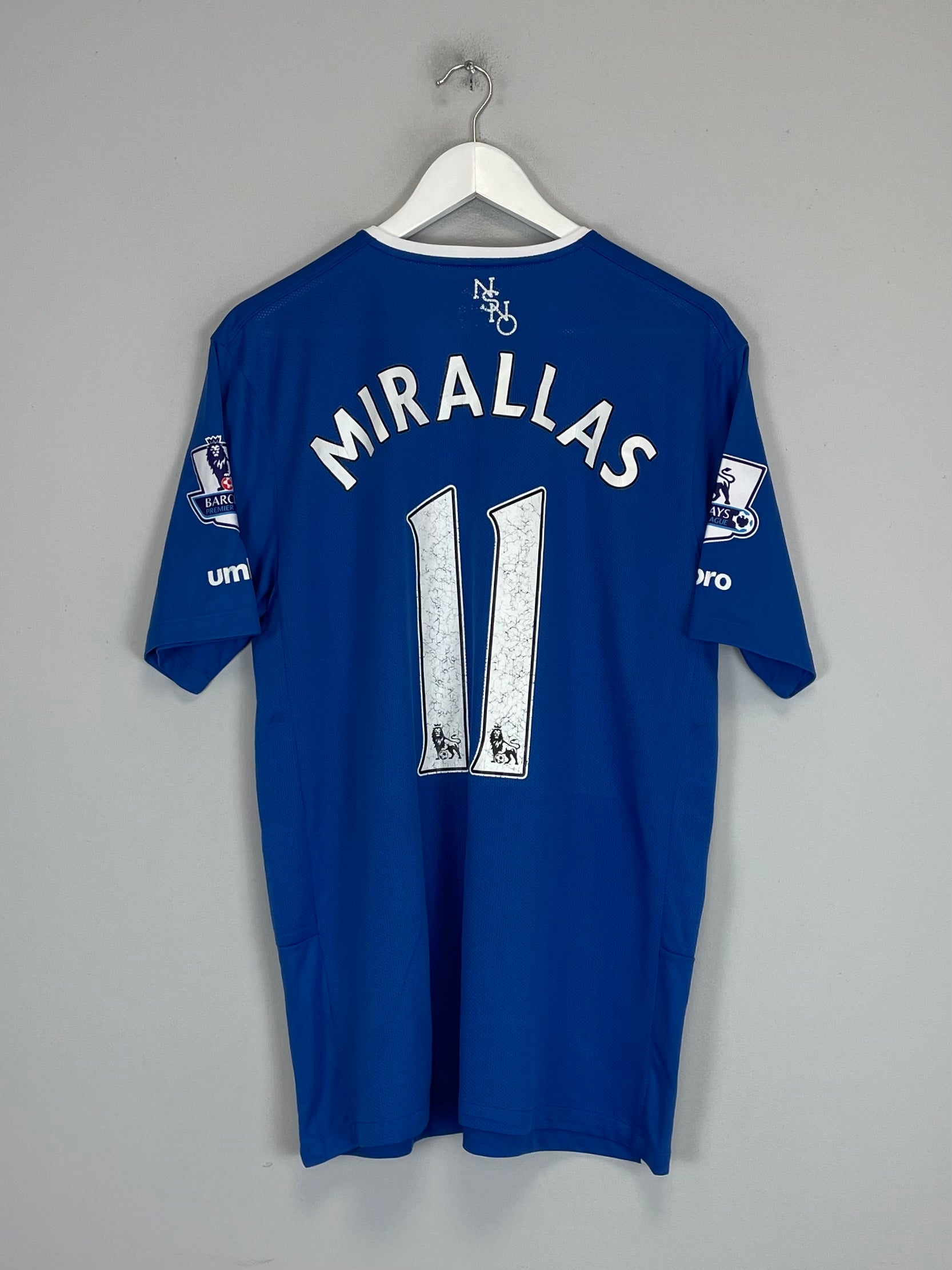 2015/16 EVERTON MIRALLAS #11 HOME SHIRT (XL) UMBRO