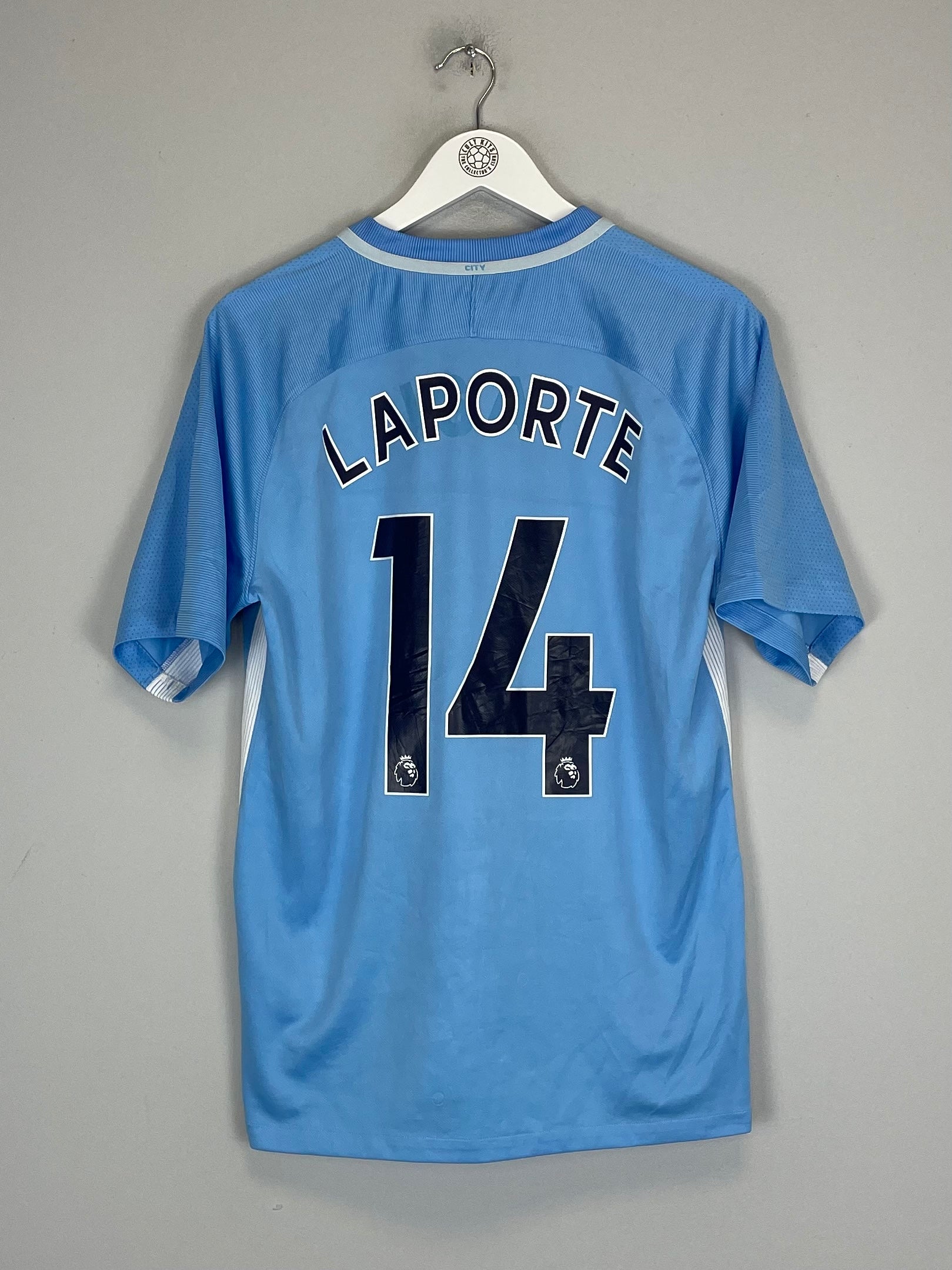 2017/18 MANCHESTER CITY LAPORTE #14 HOME SHIRT (L) NIKE