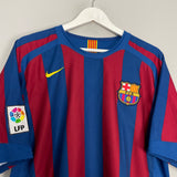 2005/06 BARCELONA MESSI #19 HOME SHIRT (L) NIKE