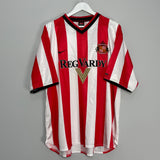 2000/02 SUNDERLAND HOME SHIRT (XL)  NIKE