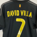 2011/12 BARCELONA DAVID VILLA #7 AWAY SHIRT (M) NIKE