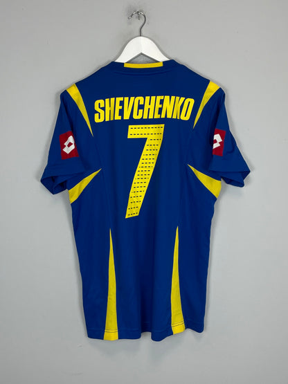 2006/07 UKRAINE SHEVCHENKO #7 AWAY SHIRT (XL) LOTTO