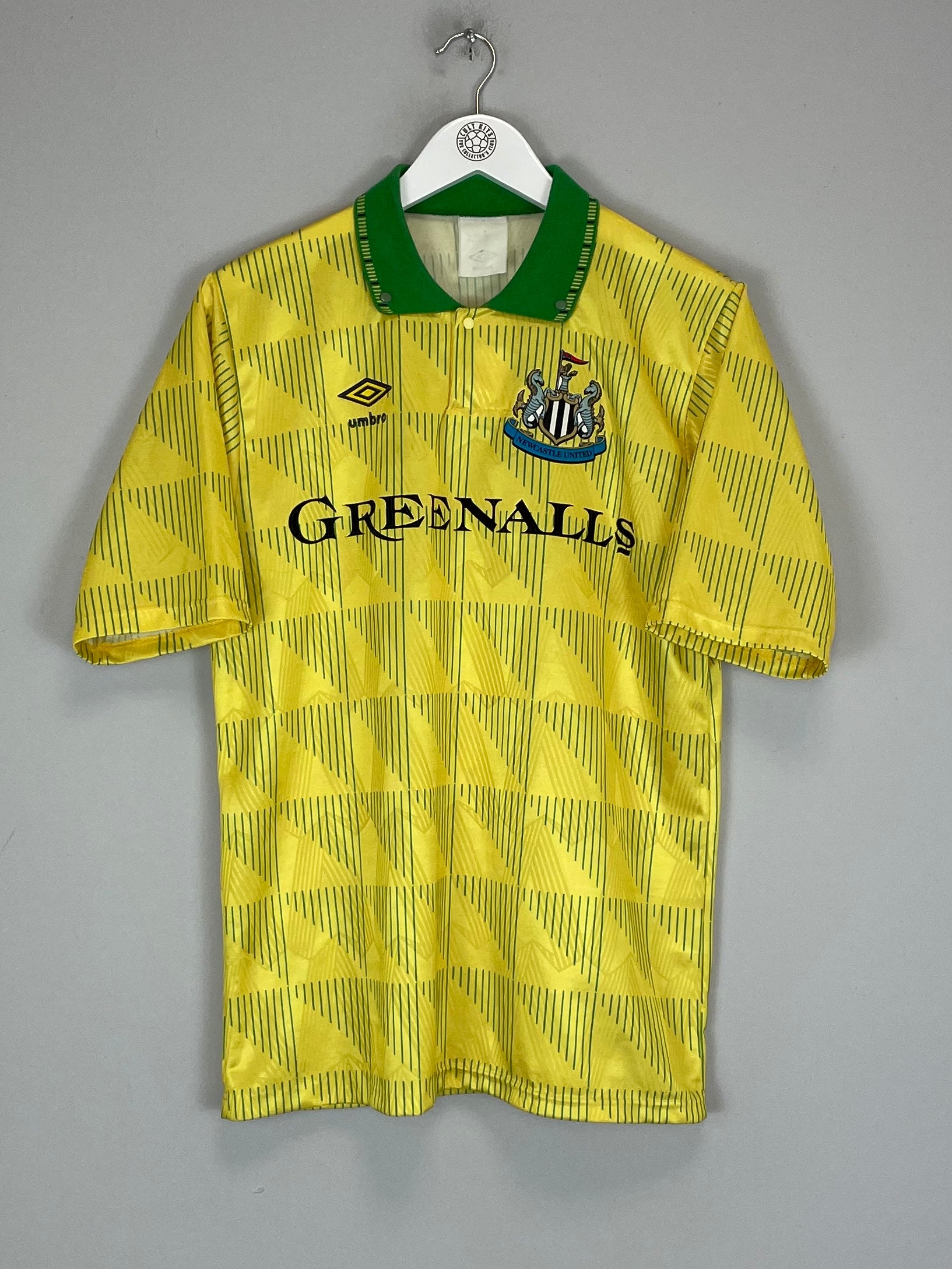 1990 NEWCASTLE UNITED AWAY SHIRT (M) UMBRO