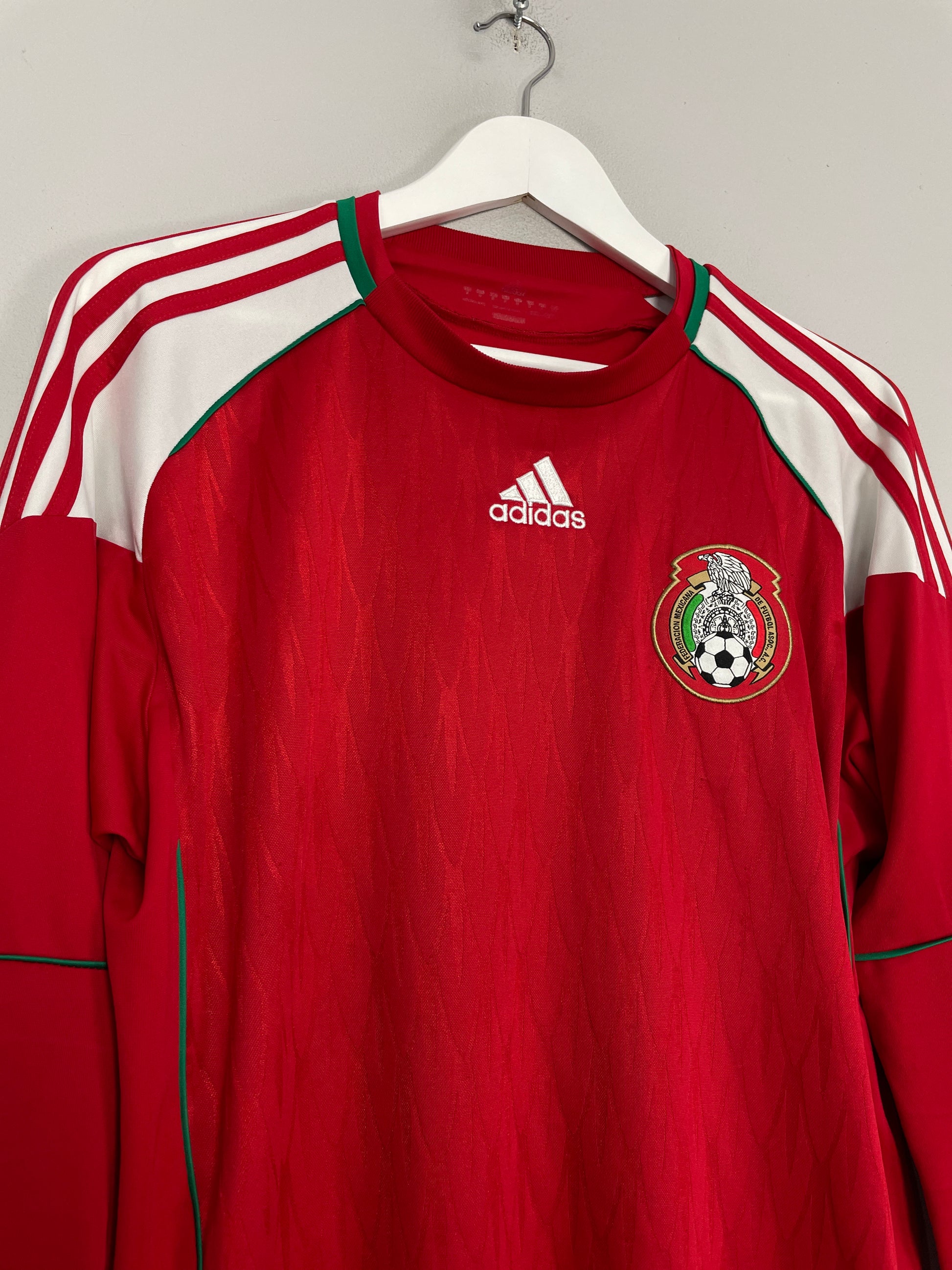 Authentic MEXICO 2010/11 ADIDAS HOME jersey - Men's MEDIUM